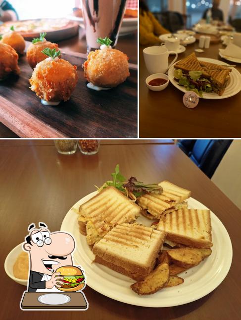 Try out a burger at Cafe Wanderer