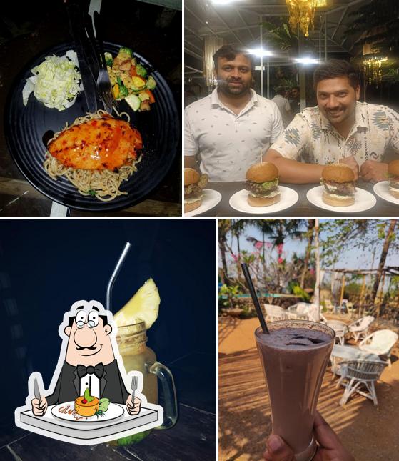 Cafe maya is distinguished by food and drink