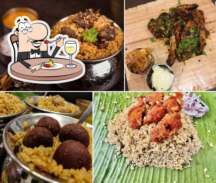 Food at Dindigul Thalappakatti Restaurant - Gandhipuram