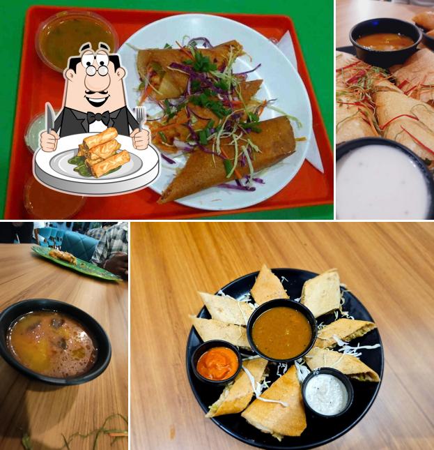 Spring rolls at Dosa plaza