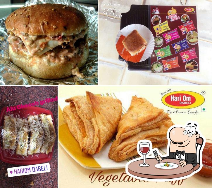 Food at Hari Om Dabeli
