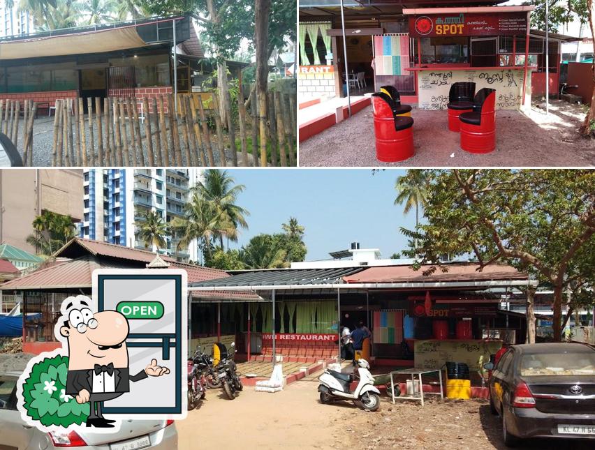 Among various things one can find exterior and food at Ikku Bhai's K Town Kitchen