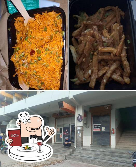 The picture of food and exterior at Oic Kitchen Desire To Fire