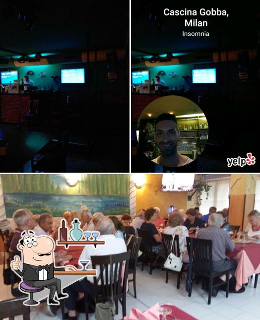Gli interni di Insomnia Karaoke Ristorante Milano