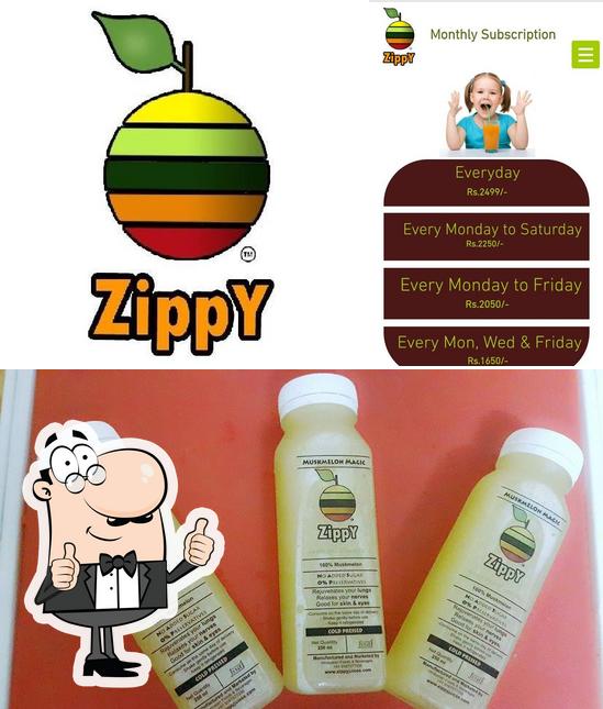 See the pic of Zippy - Cold Pressed Fruit Juices