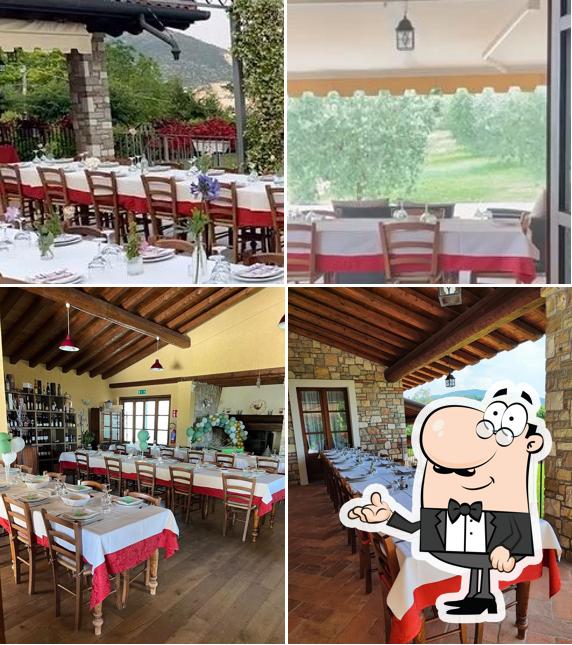 Gli interni di Agriturismo Il Gallo