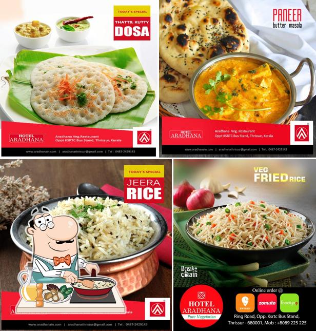 Fried rice at Aradhana Restaurant