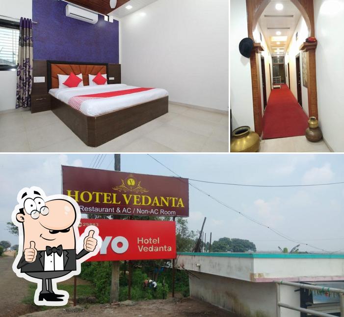 Look at the pic of Hotel Vedanta