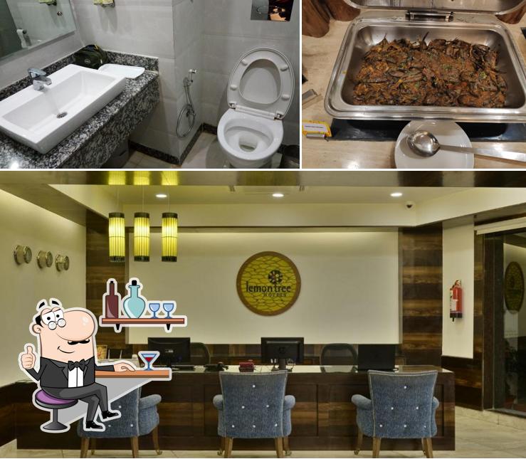 The interior of Lemon Tree Hotel Katra