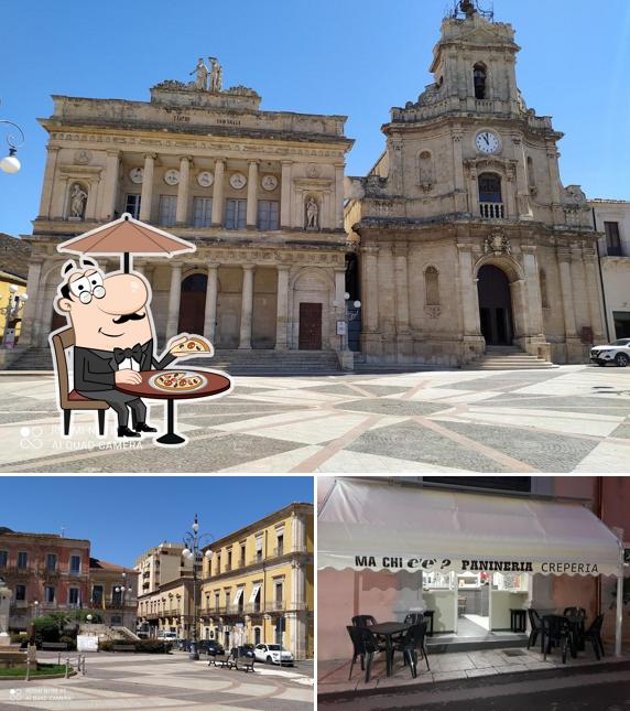 Ma Chi C'é Panineria Creperia si caratterizza per la esterno e interni