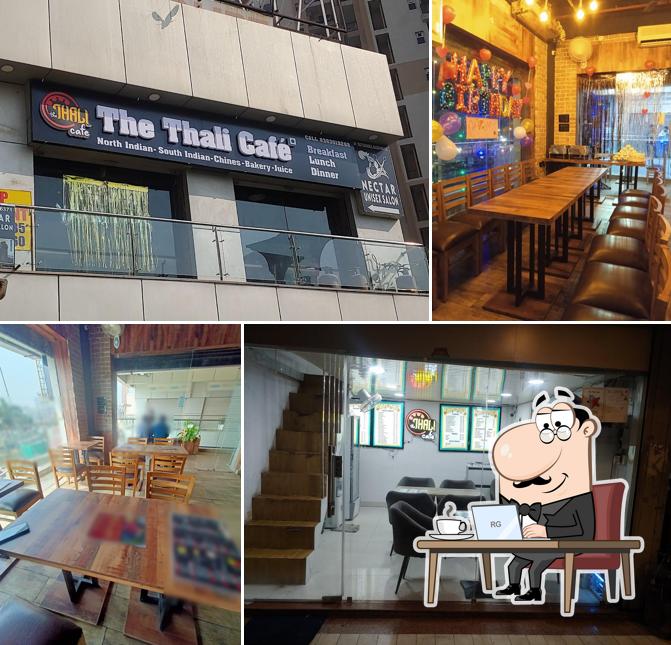 The interior of The Thali Cafe