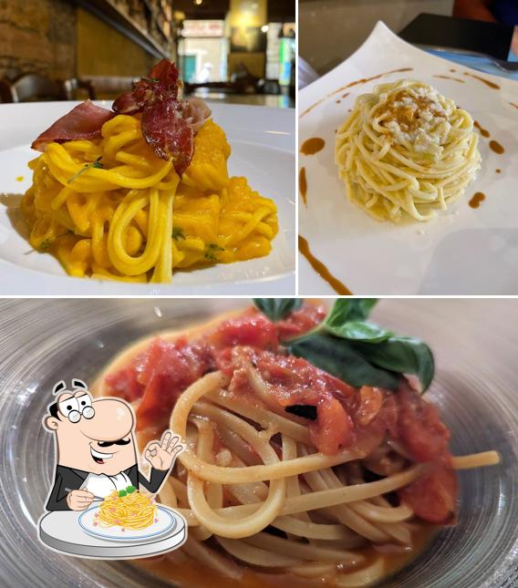 Spaghetti alla carbonara al Vineria F.lli Macchiavello