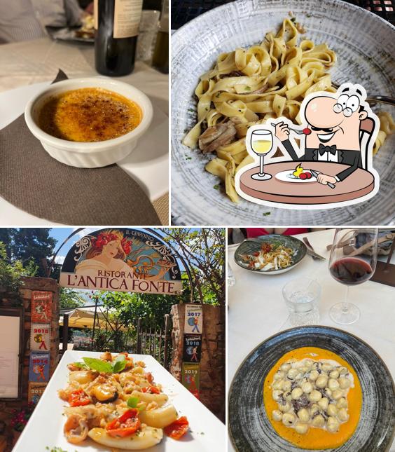 Cibo al Ristorante L'Antica Fonte