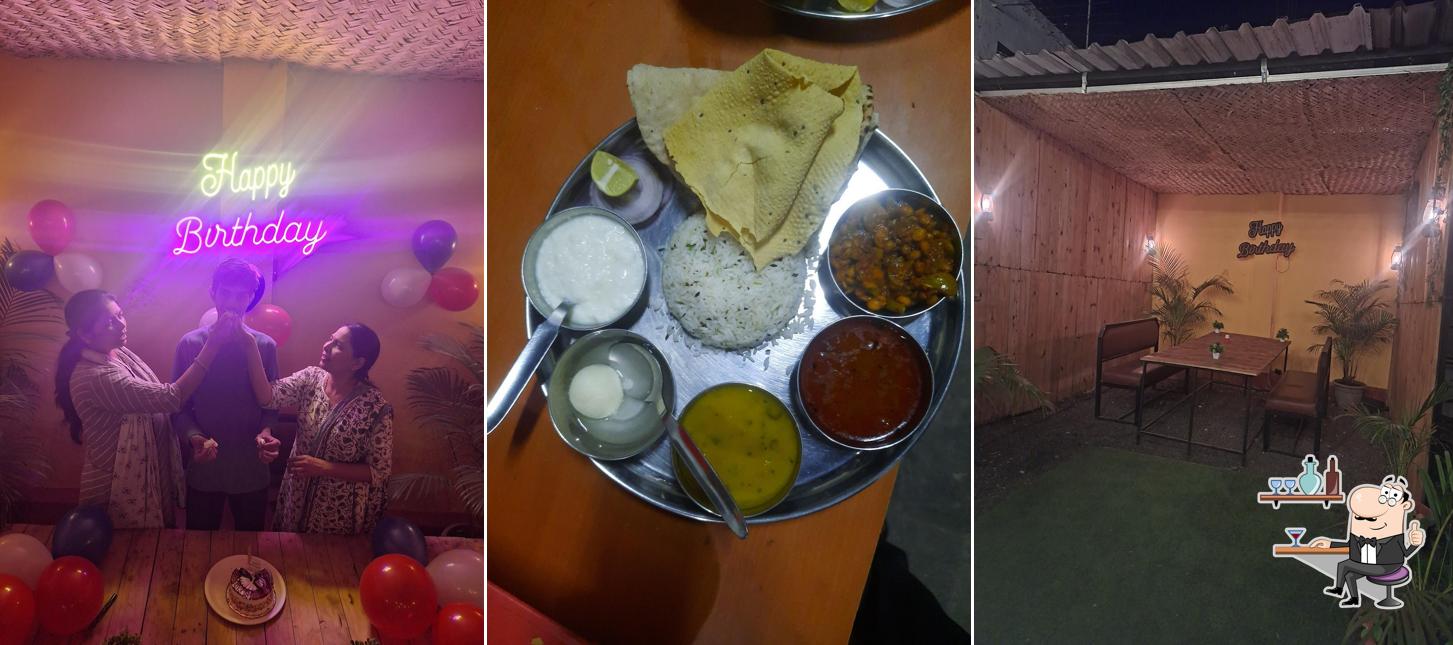 Take a seat at one of the tables at Shiva's kitchen family restaurant
