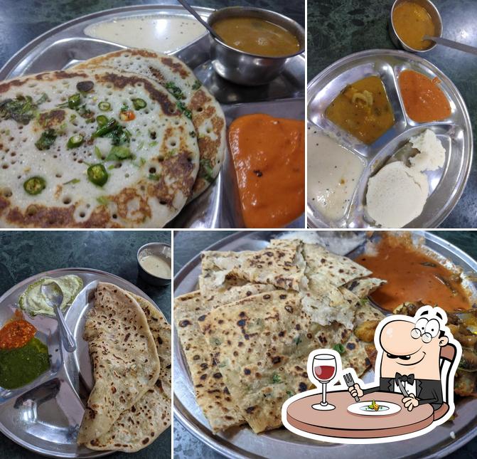 Food at South Indian Restaurant - Sangam