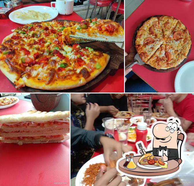 Try out different types of pizza
