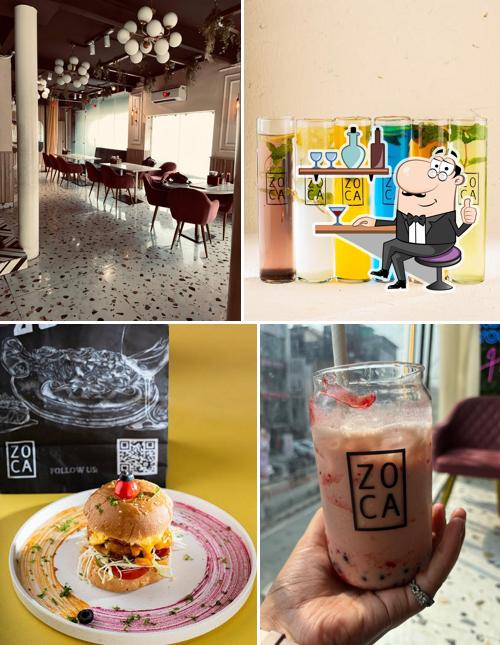 The interior of ZOCA Cafe - Best cafe in Delhi