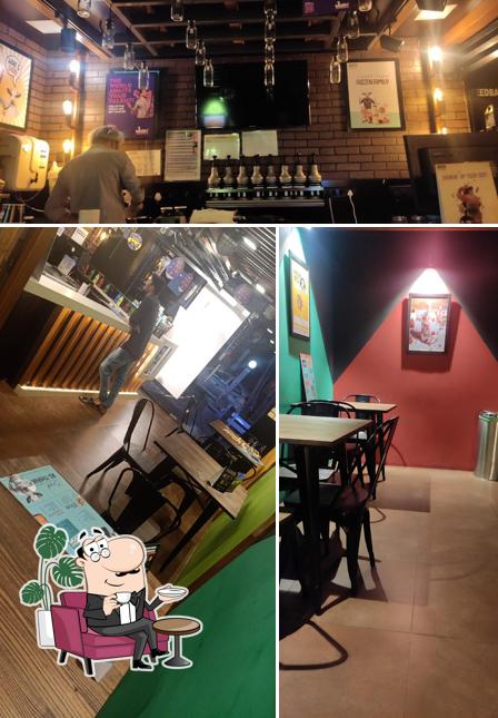 The interior of Frozen Bottle - Milkshakes, Desserts, and Ice Cream