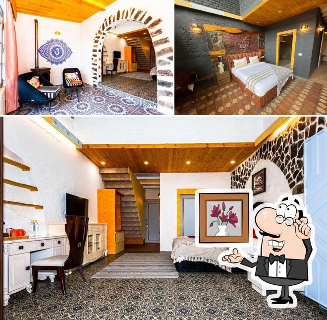 The interior of Light Of Landour - L'O'L