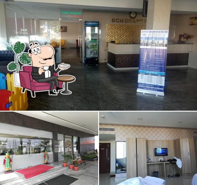 The interior of BCN Grand Inn