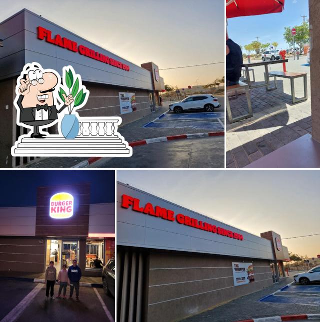 L'extérieur de Burger King
