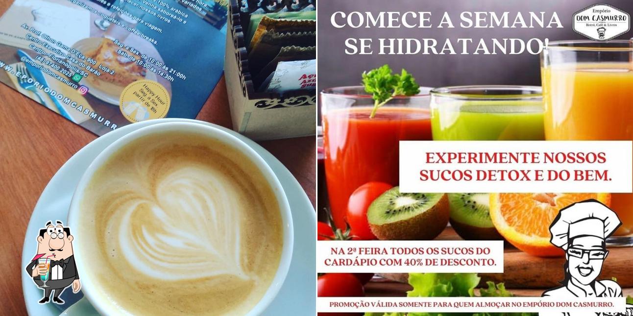 Escolha uma bebida do menu