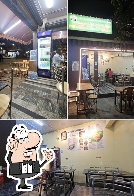 The interior of Donne Biryani Corner