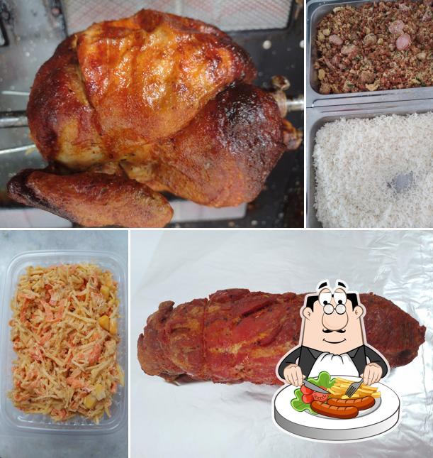 Comida em Frango do Rei #frango assado