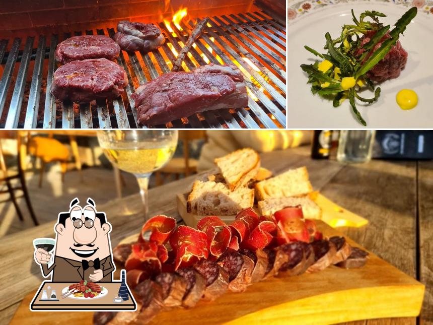 Agriturismo La Chèvre Heureuse offre piatti di carne