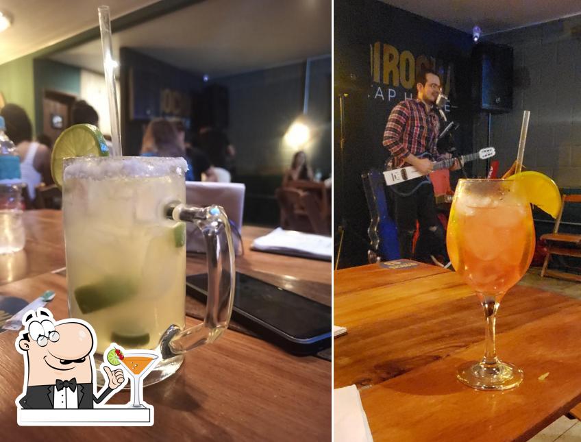 Escolha uma bebida no Di Rocha Burger & Beer