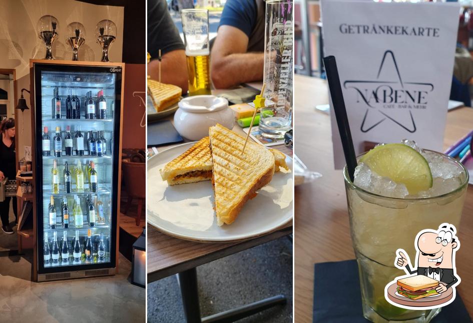Toast al formaggio al NaBene - Café Bar & mehr
