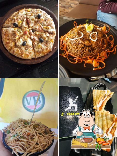 Spaghetti bolognese at Extraa Innings Cafe n lounge