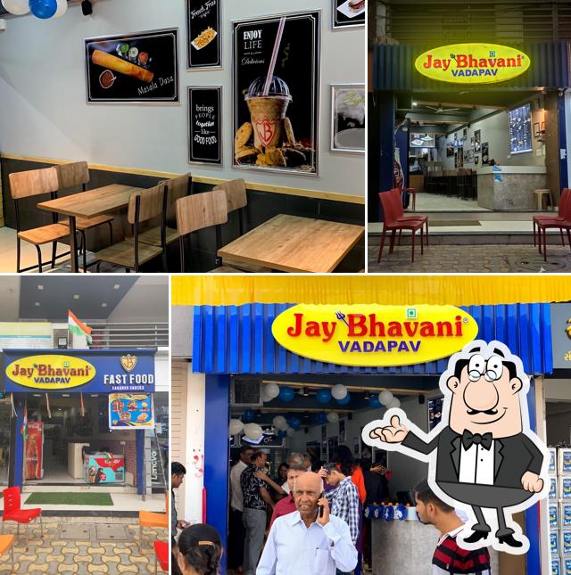 The interior of Jay Bhavani Vadapav