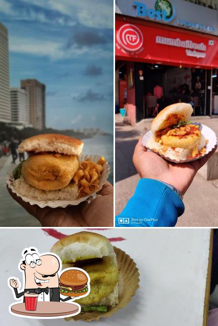 Order a burger at Mumbai fresh vadapav