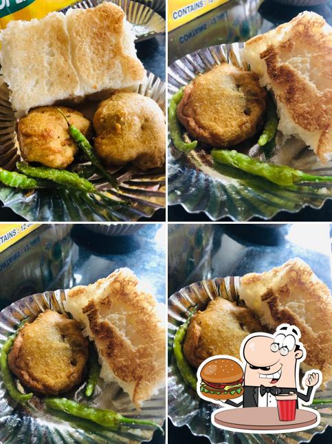 Get a burger at Murhe Vadapav