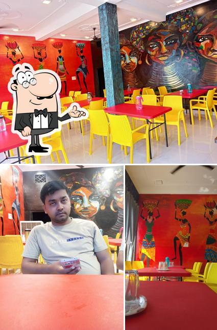 The interior of Raju paratha house