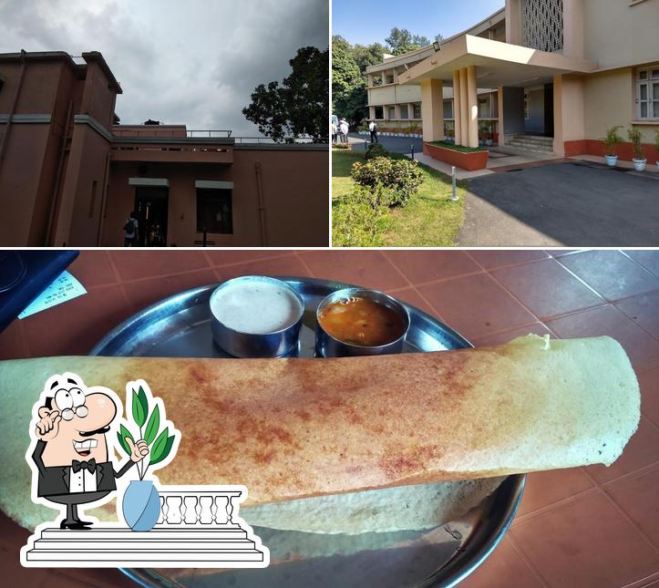 Take a look at the image depicting exterior and food at SLR ADDA
