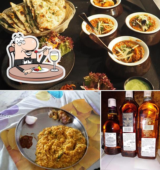 The restaurant's food and beer