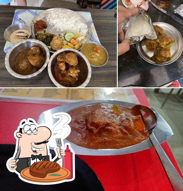 Order meat meals at The Odia Adda