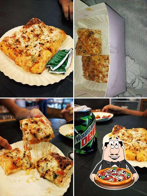 Order pizza at The Crust