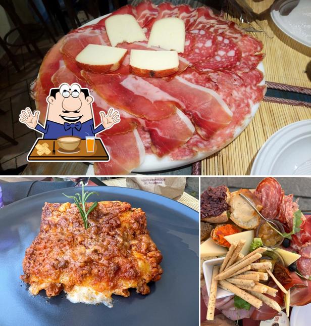 Platti al Enoteca Grotta Del Brunello