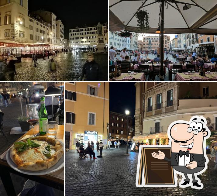 Goditi la vista dall'area esterna di Mercato Hostaria Roma