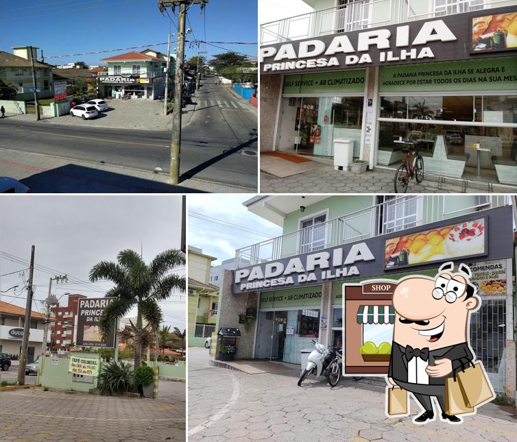 O exterior do Padaria e Lanchonete Princesa da Ilha