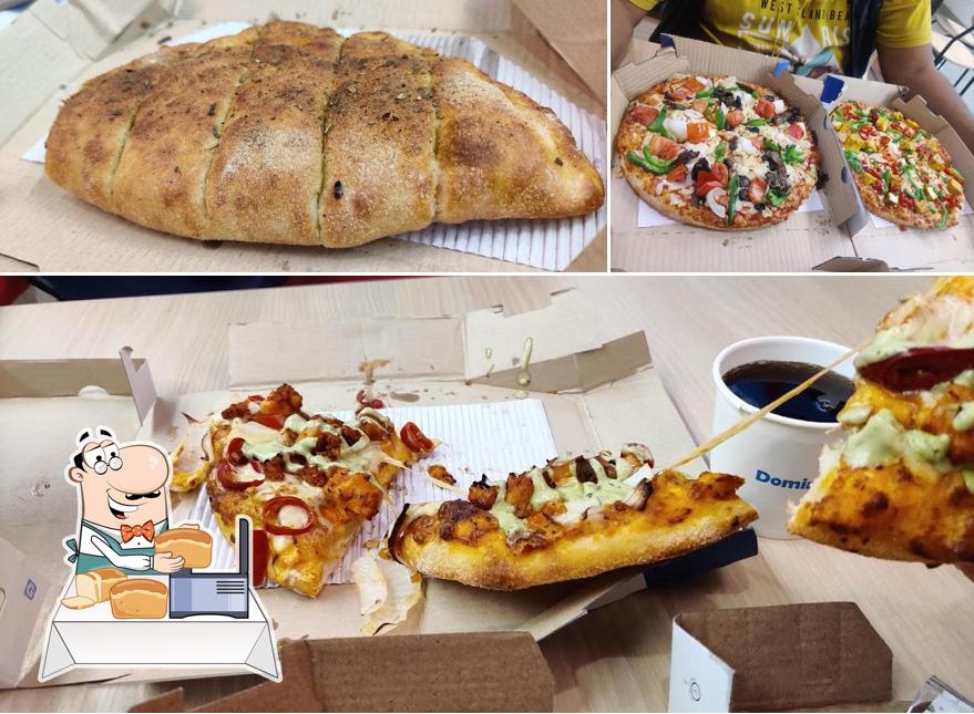 Garlic bread at Domino’s pizza N. R Peta, Eluru
