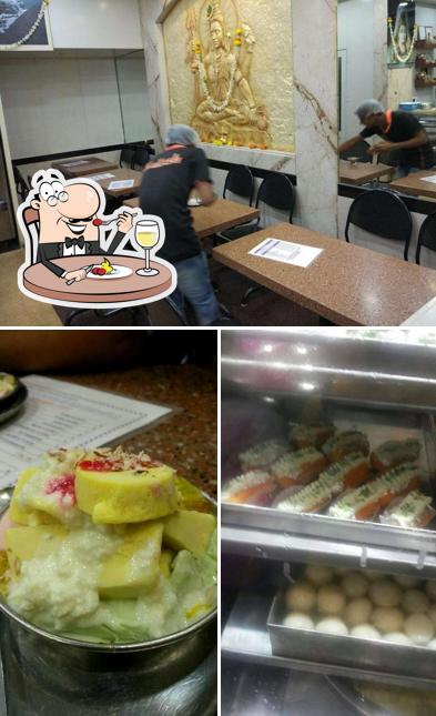 Among various things one can find food and interior at New Kailash Sweets