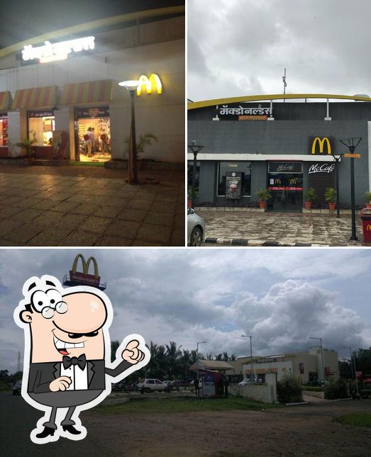The exterior of McDonald's