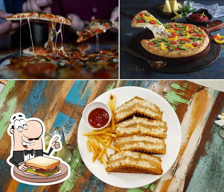 Grilled cheese sandwich at Burger & Pizza Factory