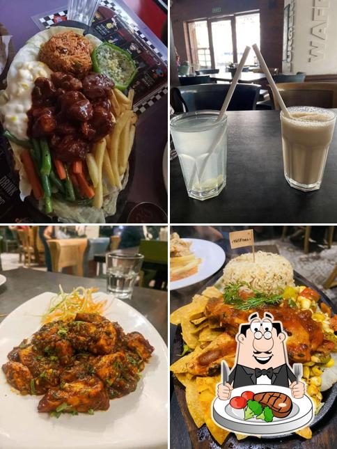 Order meat meals at Cafe Trofima