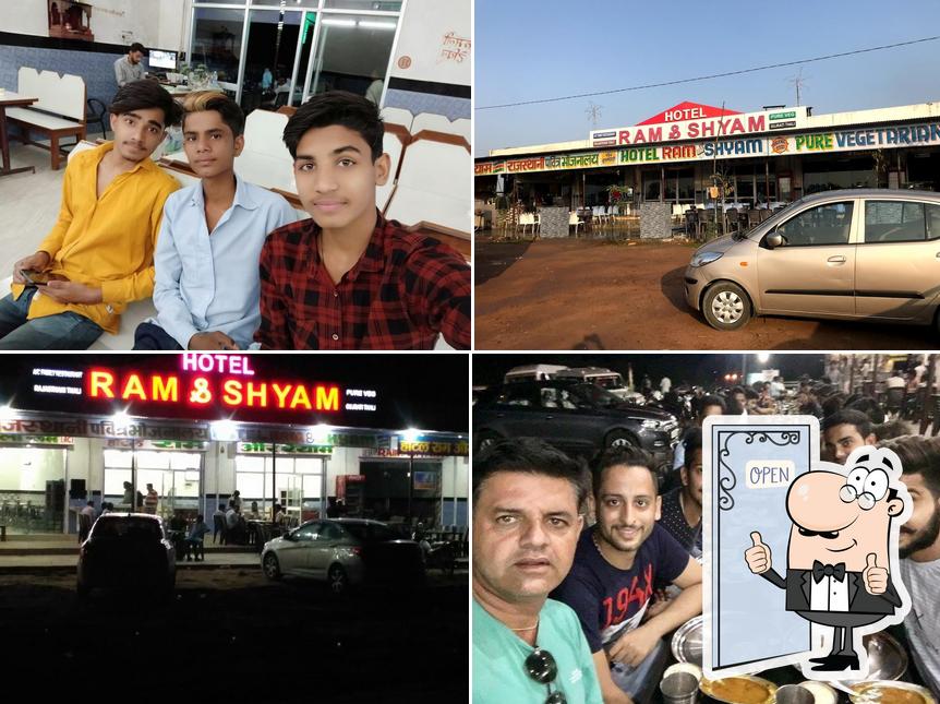 Here's a picture of Hotel Ram and Shyam