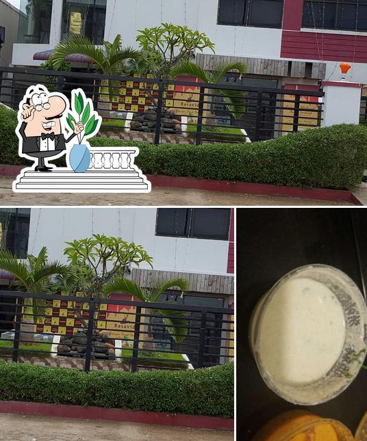Among different things one can find exterior and beverage at Rasavid Multi Cuisine Restaurant